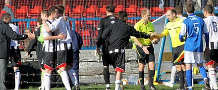 Full time at Central Park, Cowdenbeath