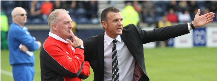 Gerry McCabe and Jim McIntyre at Starks Park