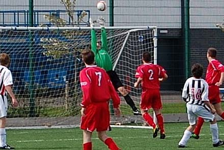 Chris Hackland scores a second