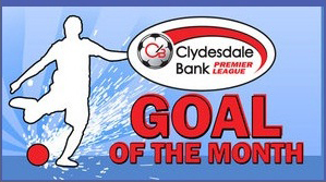 SPL goal of the month button on Sky Sports