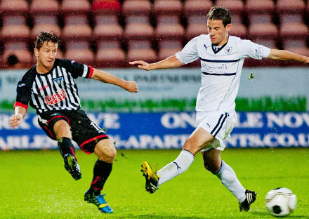 Josh Falkingham v Raith Rovers