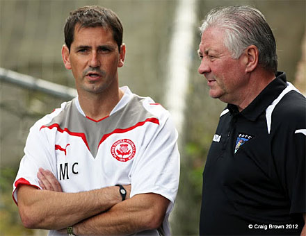 Jackie McNamara and Mo Hutton