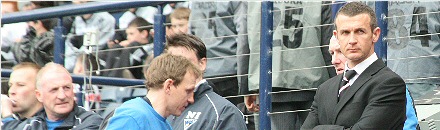 Jim McIntyre at Hampden Park 260409