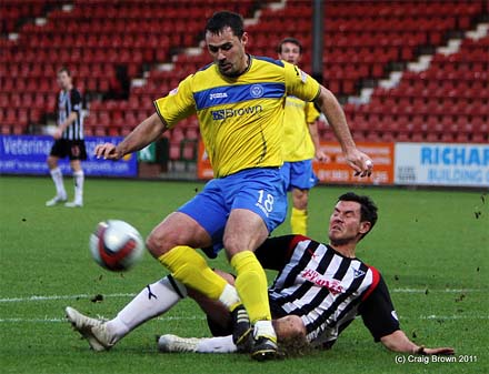 Andy Barrowman v St Johnstone