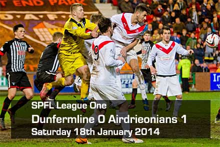 Dunfermline 0 Airdrieonians 1