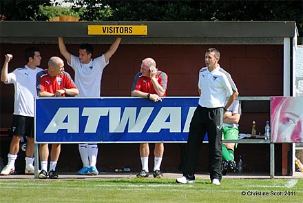 Dugout at Galabank