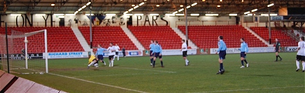 Scott Morrison scores the opener v Forfar