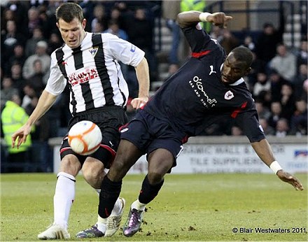 Andy Dowie v Raith Rovers