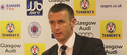 Jim McIntyre at Rangers Press Conference