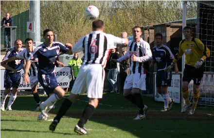 Scott Thomson returns header for Calum Woods opener