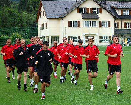 Pars training in Obertraun