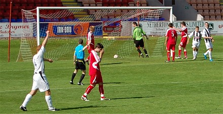 Jordan White accepts a hat-trick