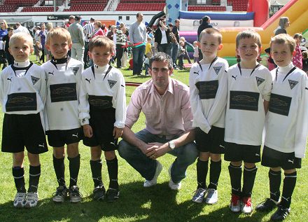 Paul Gallacher and his squad