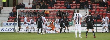 Airdrie score v Dunfermline 17/01/09