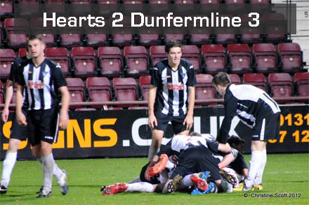 Hearts 2 Dunfermline 3