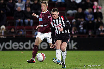 Martin Hardie v Hearts