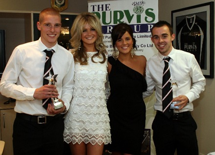 Calum Woods and Nick Phinn receive Player of the Year Awards