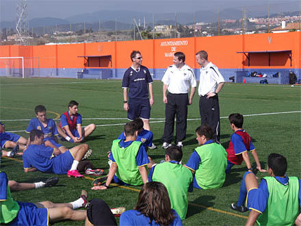 Stephen and Grant in Spain