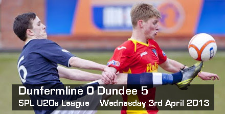 Dunfermline U20s 0 Dundee U20s 5