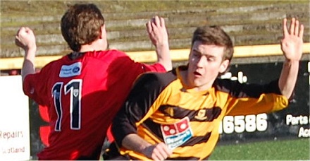 Lewis Turner v Alloa Athletic U19s