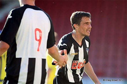 Craig Dargo scores v Kilmarnock U20s