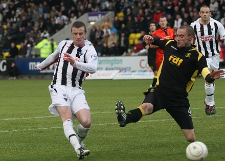 Andy Kirk scorers v Livingston