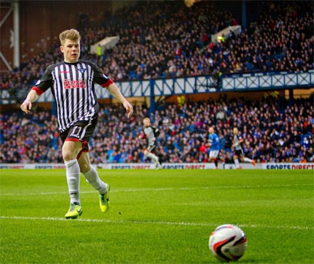 Alex Whittle at Ibrox