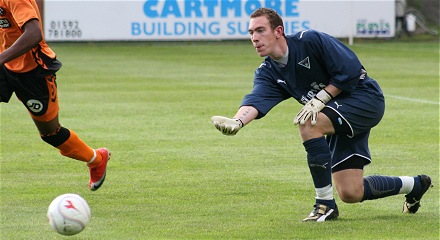 Greg Fleming against Dundee United 14.07.09