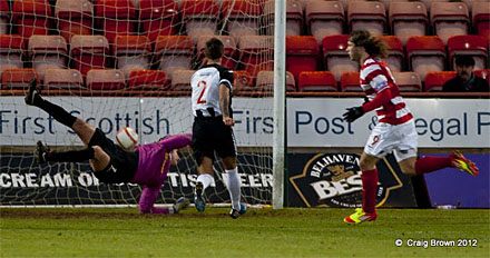 Stevie May scores for Hamilton