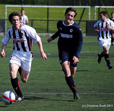 Chris Hackland v Raith Rovers