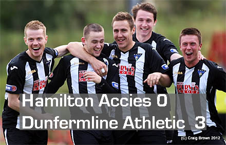 Hamilton 0 Dunfermline 3