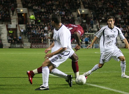 Scott McBride on his first team debut