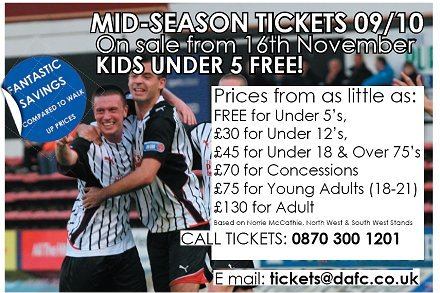 Mid Season Tickets Offer