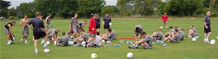 Pre Season training 3rd July 2009