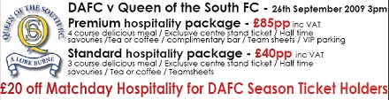 Hospitality Deal v QOS 26th September 2009