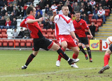 Nick Phinn scores v Airdrie