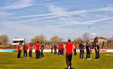 DAFC squad at Somerset Park