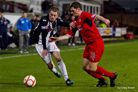 Andy Geggan v Raith Rovers