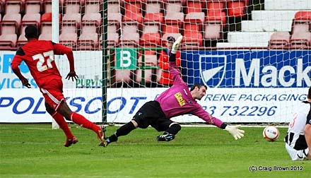 Bristol City score, 0-2