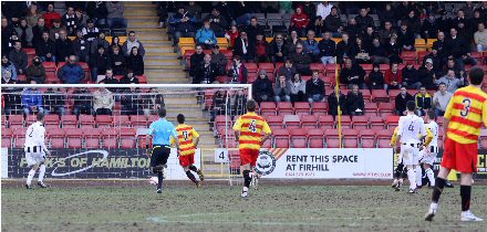 Partick Thistle's second goal v Dunfermline Athletic