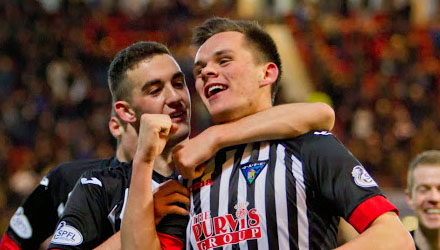 Lawrence Shankland celebrates