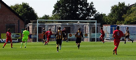 Fraser Moncrieff heads home his second of the day v Annan