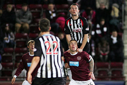 Andy Dowie for Dunfermline v Hearts