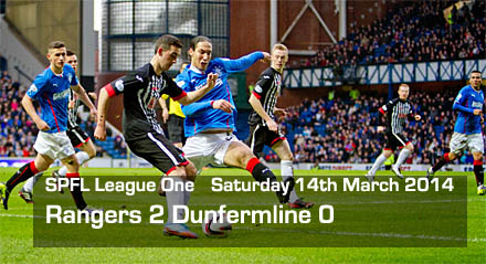 Rangers 2 Dunfermline 0