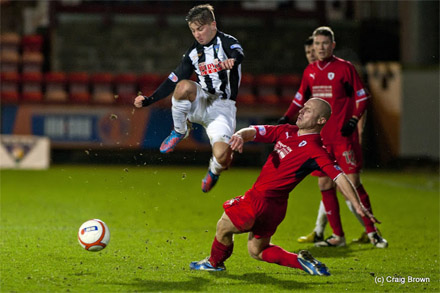 Josh Falkingham v Raith Rovers