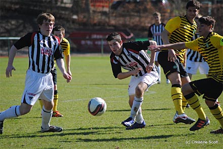 Allan Smith and Andy Ritchie v Celtic