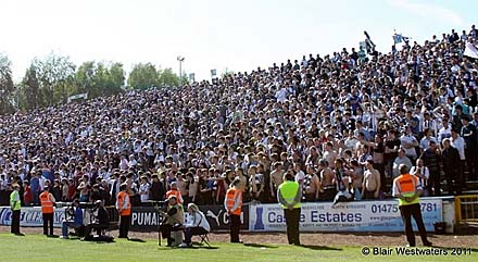 Fans at Cappielow