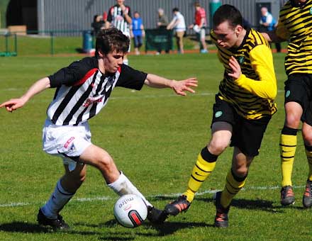 Chris Hackland v Celtic