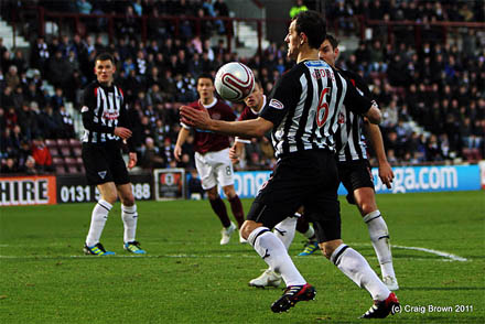 Alex Keddie v Hearts