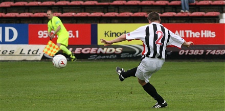 Scott Thomson fires in free kick v Ross County